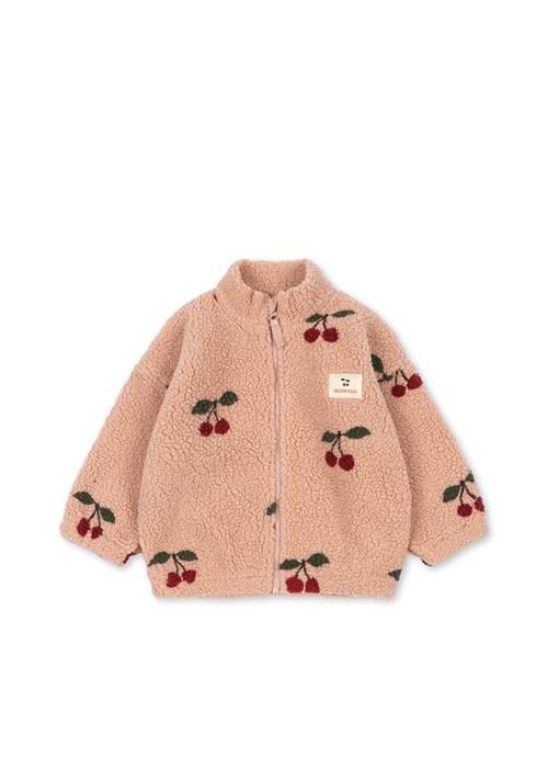 Konges Sløjd Jody Fleecejakke Med Pelskant Ma Grande Cerise Blush  Ma Grande Cerise Blush-18M  Lyserød  18 måneder  Piger