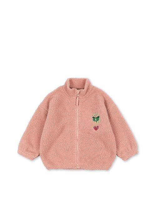 Konges Sløjd Jody Fleecejakke Med Pelskant Mellow Rose  Mellow Rose-7-8Y  Lyserød  7-8 år  Piger