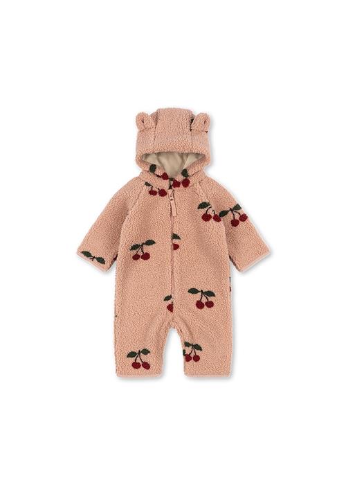 Konges Sløjd Jody Overalls I Fleece Med Plys Ma Grande Cerise Blush  Ma Grande Cerise Blush-9M  Lyserød  9 måneder  Piger