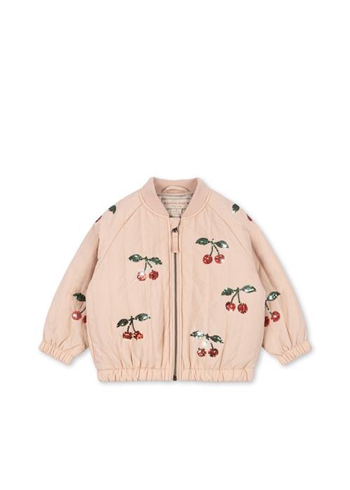 Konges Sløjd Juno Bomberjakke Med Pailletter Cameo Rose  Cameo Rose-12M  Brun  12 måneder  Piger
