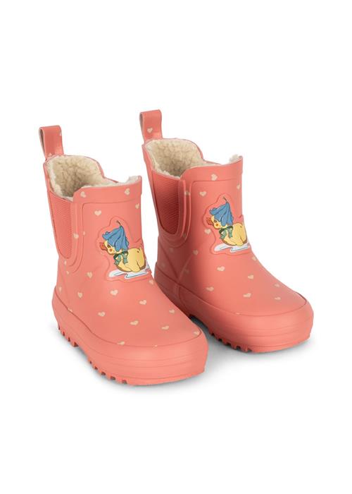 Konges Sløjd Roi Regnstøvler Coeur Feathers  Coeur Feathers-28  Lyserød  28 EU  Piger