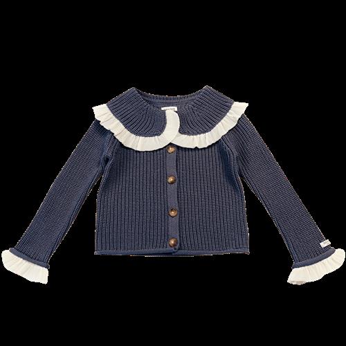 Donsje Amsterdam Zoila Cardigan Blue Marine  Blue Marine-12-18 M  Blå  12-18 måneder  Piger