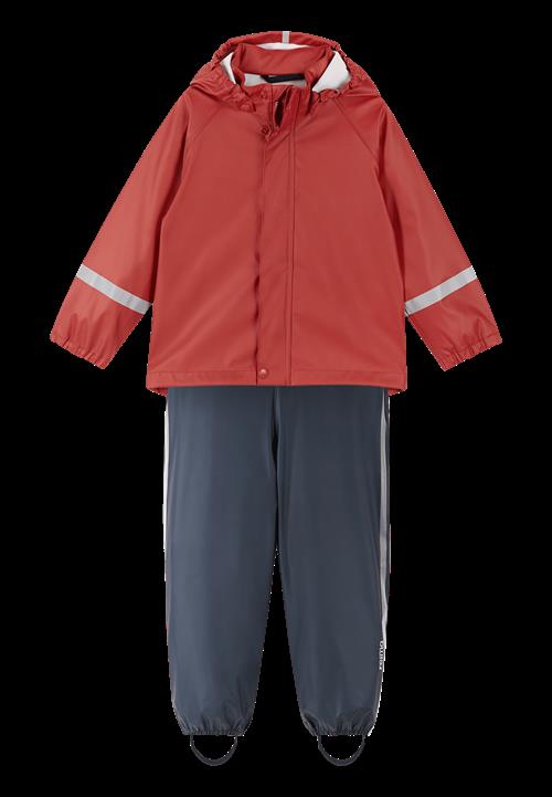 Reima Tihku Rain Outfit Castanea Brown Castanea Brown 116 cm  Brun  116 cm  Drenge, Piger