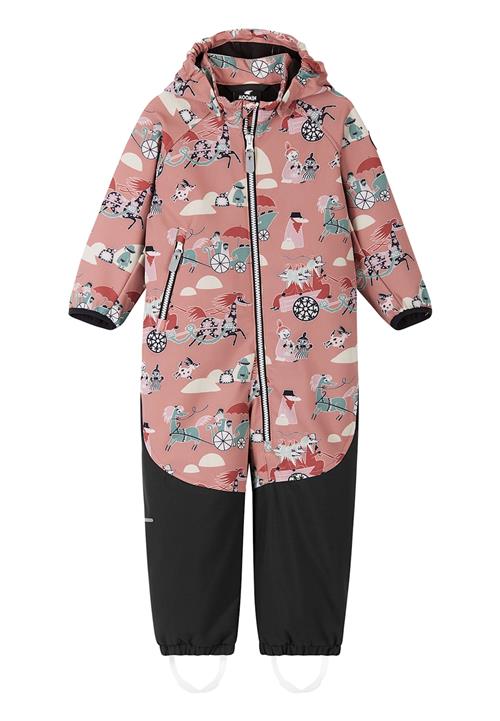 Reima Moomin Mjosa Softshell Coverall Rose Blush Rose Blush 92 cm  Brun  92 cm  Piger