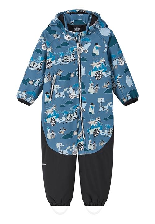 Reima Moomin Mjosa Softshell Coverall Blue Ocean Blue Ocean 92 cm  Blå  92 cm  Drenge
