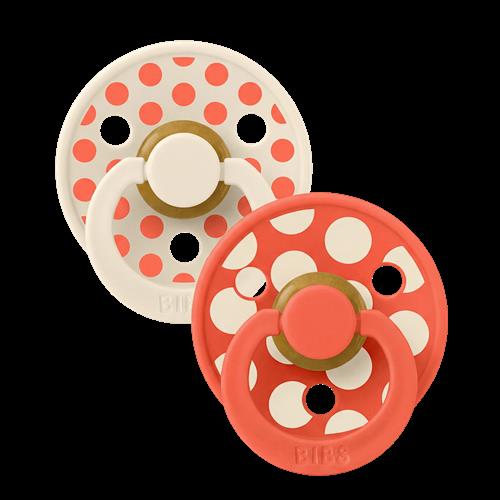 BIBS Studio Colour 2-pak Latex-sutter Ivory  Ivory 0-6 M  Hvid  0-6 måneder  Drenge, Piger