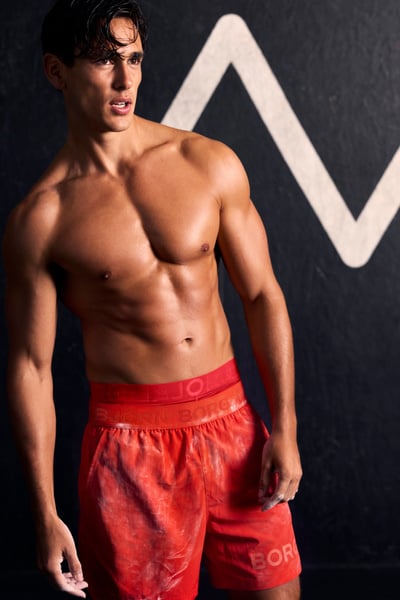 Björn Borg Borg Shorts 6 Inch Rød, S