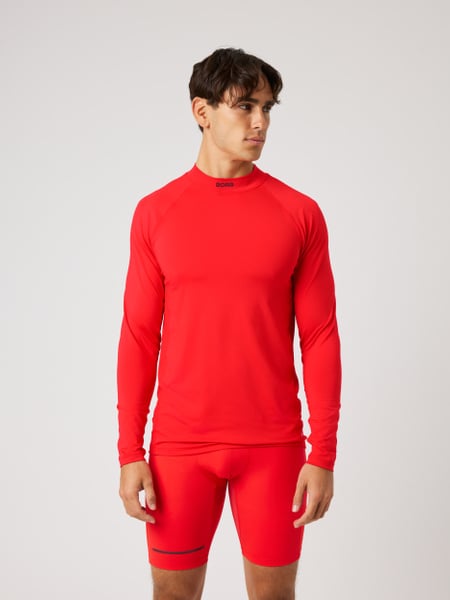Björn Borg Borg Mock Neck Ls T-shirt Rød, L