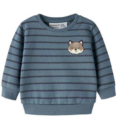 Name It Sweatshirt - NbmNaddel - Blue Mirage