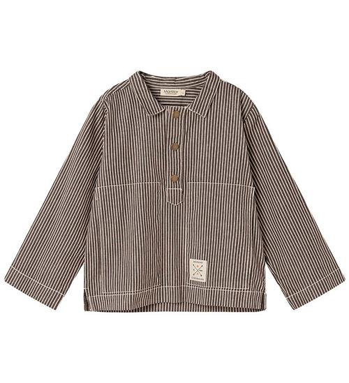 MarMar Skjorte - Tovan - Dark Brownie Stripe