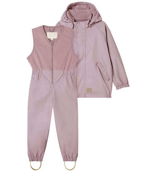 MarMar Regntøj m. Seler/Fleece - PU - Obo - Dried Lavender