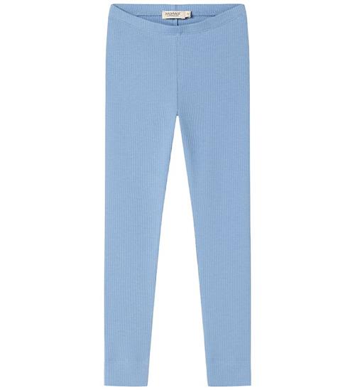 MarMar Leggings - Bomuld/Modal - Rib - Blue Heaven