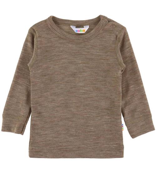 Joha Bluse - Uld/Silke - Brun