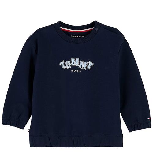 Tommy Hilfiger Sweatshirt - Dark Blue m. Print