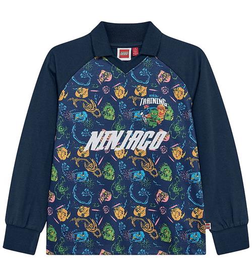 LEGOÂ® Ninjago Polobluse - LWTaj 606 - Navy m. Print