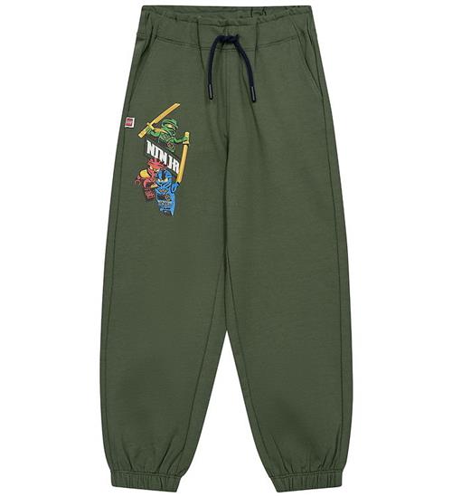 LEGOÂ® Ninjago Sweatpants - LWPino 601 - Armygrøn m. Print