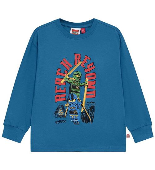 LEGOÂ® Ninjago Bluse - LWTaj 608 - Blå m Print