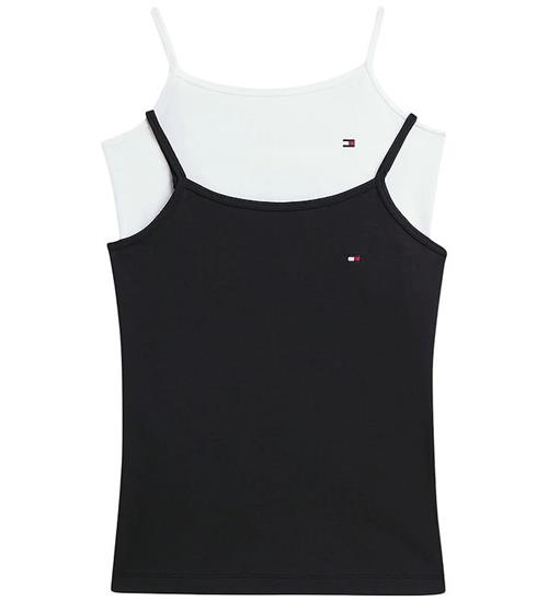 Tommy Hilfiger Undertrøjer - 2-pak - Hvid/Sort