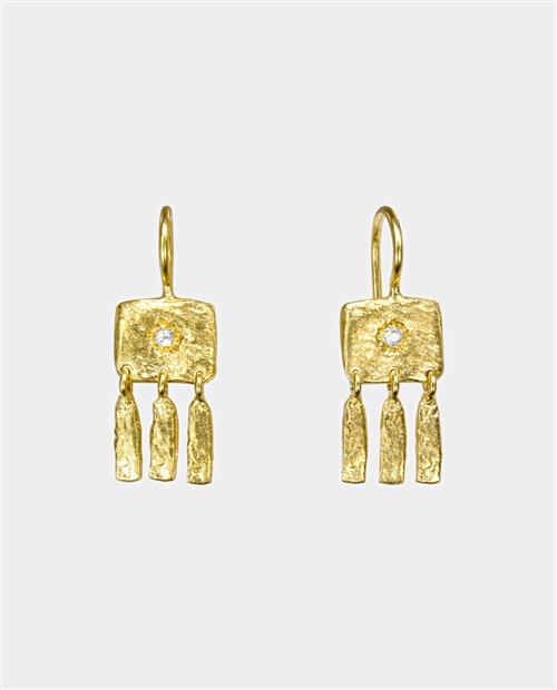 Simona - egyptisk elegance med hvid topas