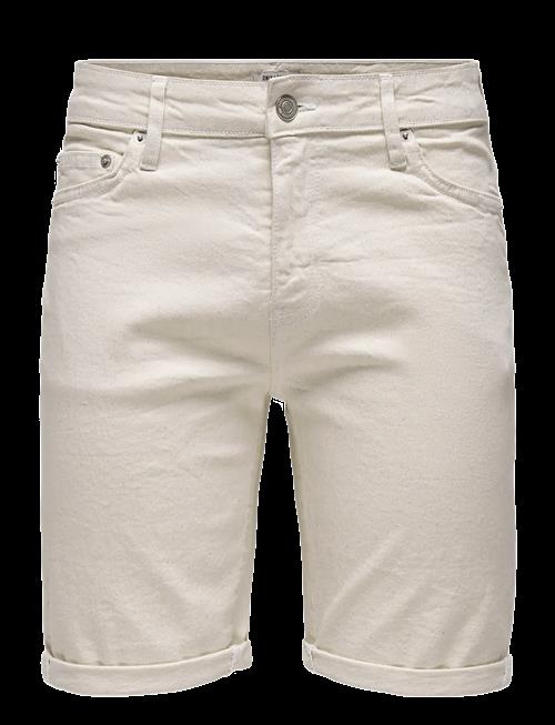 ONLY & SONS | Onsply Ecru 9296 Azg Dnm Shorts | L