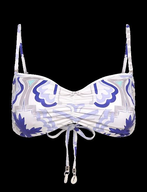 Malina | Lottie Printed Bandeau Bikini Top | L