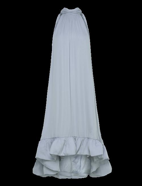 Malina | Sabrina Halterneck Ruffled Midi Dress | XS