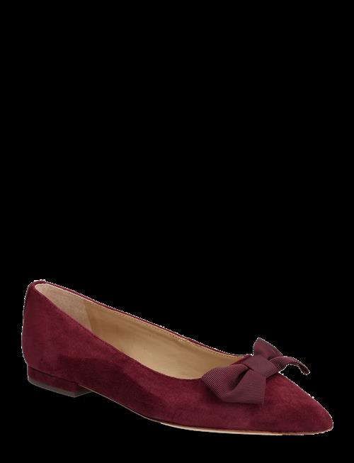 Lauren Ralph Lauren | Londyn Bow-Trim Suede Ballet Flat | 40