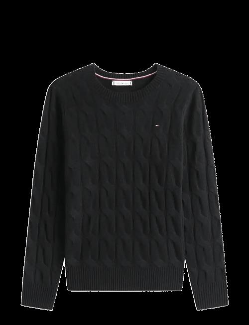 Tommy Hilfiger | Soft Wool Cable C-Nk Ls Swt | XS