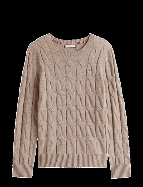 Tommy Hilfiger | Soft Wool Cable C-Nk Ls Swt | XXL