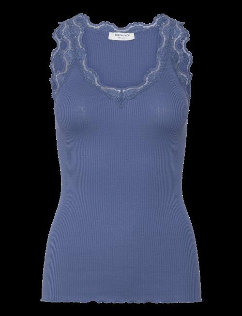 Rosemunde | Rwbeatha Silk Sl V-Neck Lace Top | XL