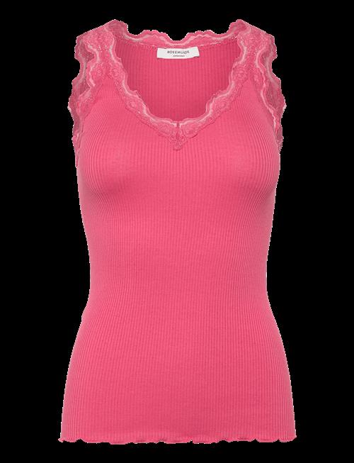 Rosemunde | Rwbeatha Silk Sl V-Neck Lace Top | S