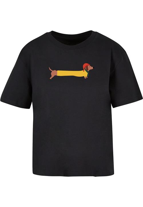 Merchcode Shirts 'Christmas Dog'  brun / gul / rød / sort