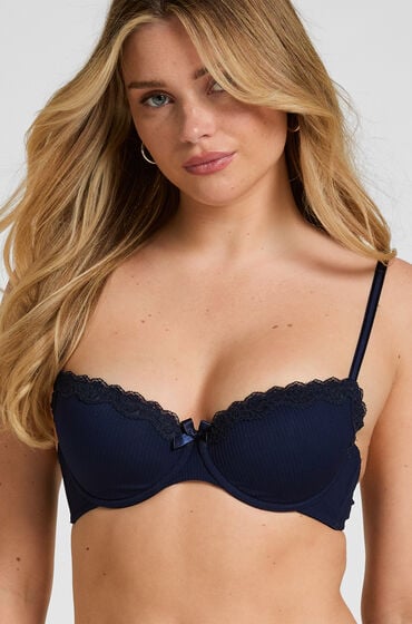 Hunkemöller Formstøbt bøjle-bh Lola Blå