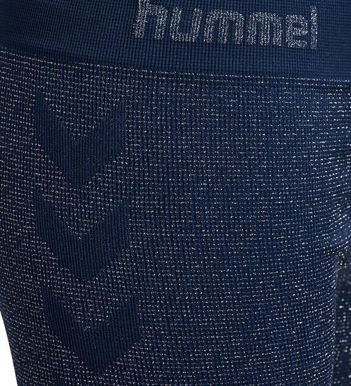 Hummel Cykelshorts - Rib - hmlJr - Dress Blues