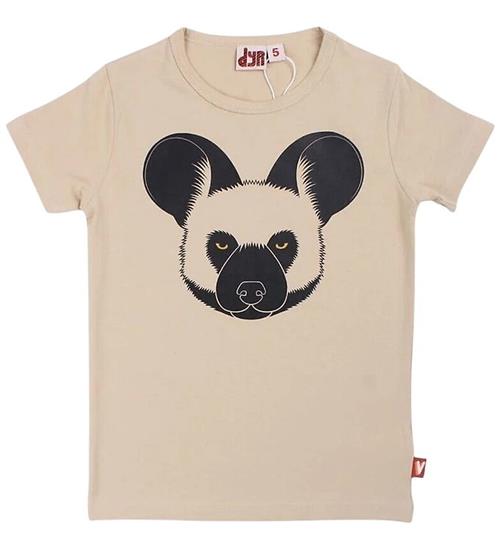 DYR T-shirt - DyrGrowl - Beige m. Vildhund