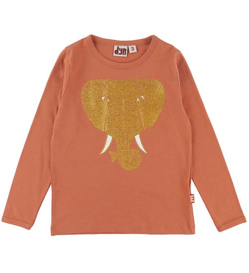DYR-Cph Bluse - DyrShedding - Terracotta m. Elefant
