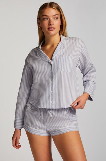 Hunkemöller Shorts Cotton Blå