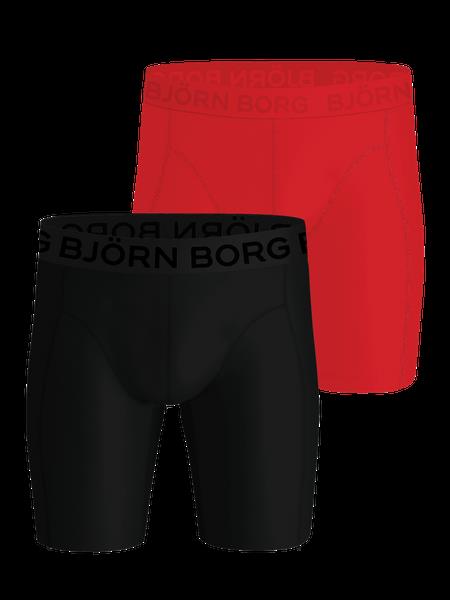 Björn Borg Sports Lightweight Long Leg Boxers 2-pack Sort, XXL