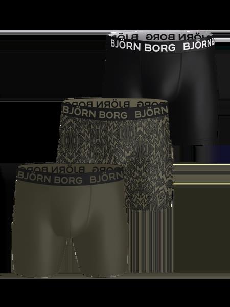 Björn Borg Sports Microfiber Boxers 3-pack Sort, XL