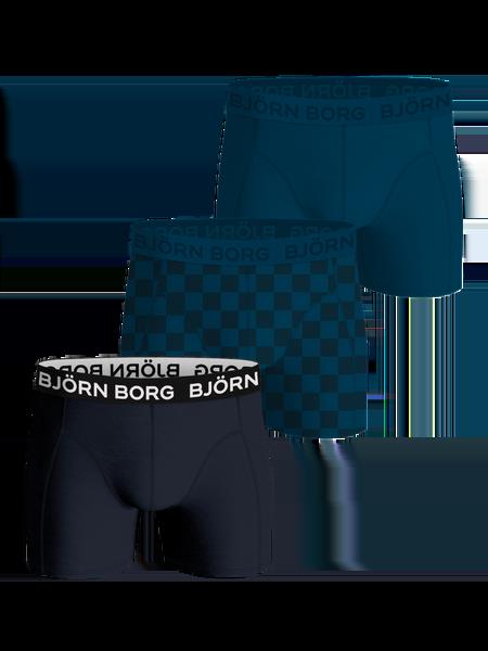 Björn Borg Bamboo Cotton Blend Boxers 3-pack Blå, XXL