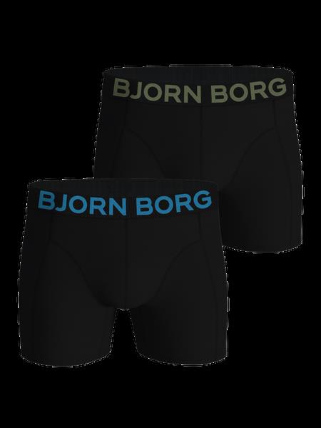 Björn Borg Organic Cotton Stretch Boxers 2-pack Sort, XXL