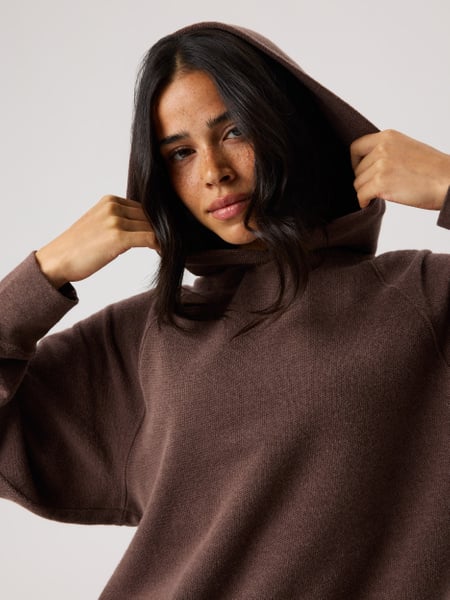 Björn Borg Studio French Terry Oversized Hoodie Brun, XL