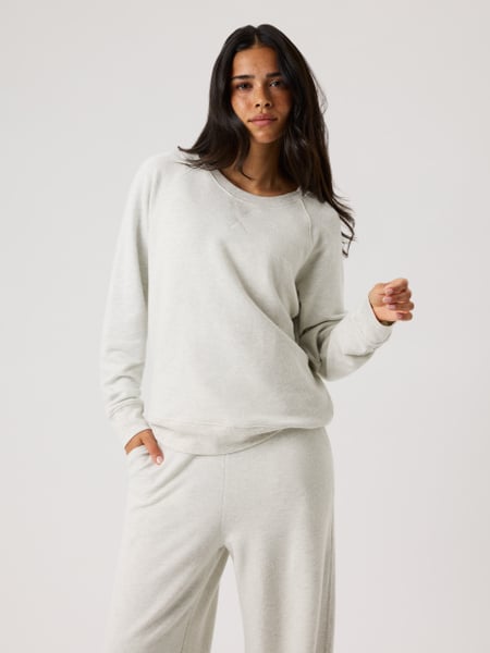 Björn Borg Studio French Terry Oversized Sweatshirt Beige, XL