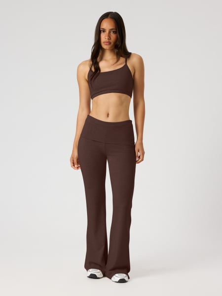 Björn Borg Studio Flow Folded Wide Pants Brun, XL