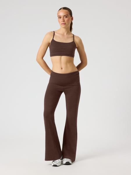 Björn Borg Studio Flow Folded Flare Tights Brun, L