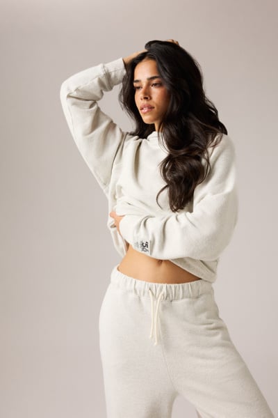 Björn Borg Studio French Terry Oversized Hoodie Beige, L