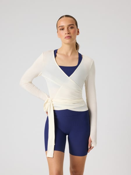 Björn Borg Studio Wrapped Top Hvid, L