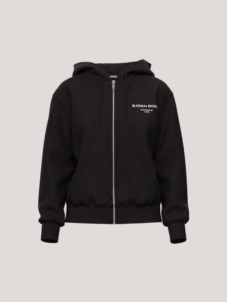 Björn Borg Borg Essential 1 Zip Hoodie Sort, L
