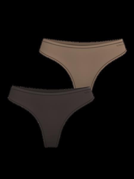 Björn Borg Comfort Thongs 2-pack Brun, L