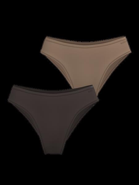 Björn Borg Comfort High Leg Briefs 2-pack Brun, L